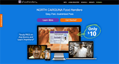 Desktop Screenshot of ncfoodhandlers.com